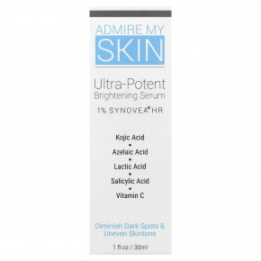 Admire My Skin, Ультраэффективная осветляющая сыворотка, 30 мл (1 жидк. унц.) в Москве - eco-herb.ru | фото