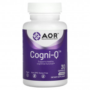 Advanced Orthomolecular Research AOR, Cogni-Q`` 30 капсул (Товар снят с продажи) в Москве - eco-herb.ru | фото