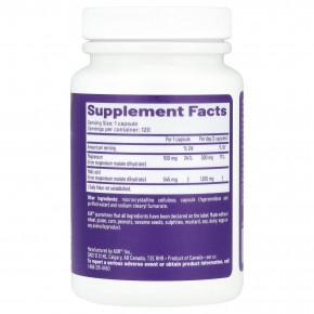 Advanced Orthomolecular Research AOR, Mag Malate Renew™, 120 капсул в Москве - eco-herb.ru | фото