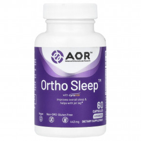 Advanced Orthomolecular Research AOR, Ortho Sleep с Cyracos, 443 мг, 60 капсул (221 мг в 1 капсуле) в Москве - eco-herb.ru | фото