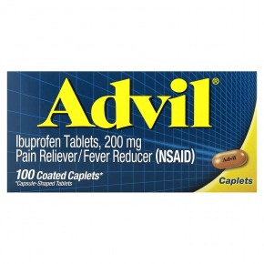 Advil, Таблетки ибупрофена, 200 мг, 100 капсул, покрытых оболочкой в Москве - eco-herb.ru | фото