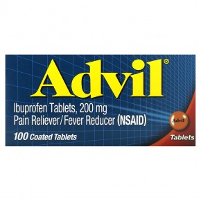 Advil, Ibuprofen Tablets, 200 mg , 100 Coated Tablets в Москве - eco-herb.ru | фото