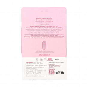 AfterSpa, Amazing Makeup Remover, Pink, 1 Cloth в Москве - eco-herb.ru | фото