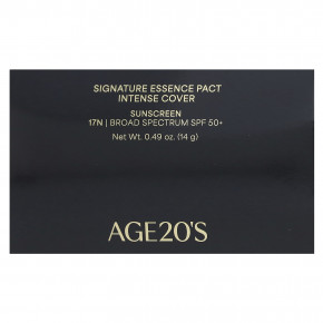 AGE20'S, Signature Essence Pact, Intense Cover, SPF 50+, 17N, 14 г (0,49 унции) в Москве - eco-herb.ru | фото