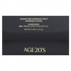AGE20'S, Signature Essence Pact, Intense Cover, SPF 50+, 35N, 14 г (0,49 унции) в Москве - eco-herb.ru | фото