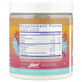 Alani Nu, предтренировочный комплекс, апельсиновый поцелуй, 300 г (10,5 унции) в Москве - eco-herb.ru | изображение Alani Nu, предтренировочный комплекс, апельсиновый поцелуй, 300 г (10,5 унции) в Москве - eco-herb.ru | фото