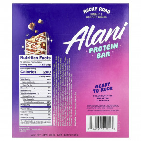 Alani Nu, протеиновый батончик, Rocky Road, 12 батончиков, по 48 г (1,69 унции) в Москве - eco-herb.ru | изображение Alani Nu, протеиновый батончик, Rocky Road, 12 батончиков, по 48 г (1,69 унции) в Москве - eco-herb.ru | фото