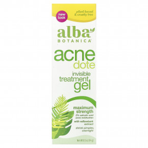 Alba Botanica, Acne Dote, невидимый гель по уходу за кожей, нежирный, 14 г (0,5 унции) в Москве - eco-herb.ru | фото