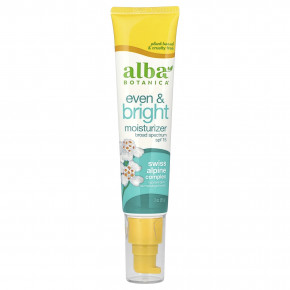 Alba Botanica, равномерное и яркое увлажняющее средство, SPF 15, 57 г (2 унции) в Москве - eco-herb.ru | фото