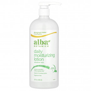 Alba Botanica, Увлажняющий лосьон для чувствительной кожи, без отдушек, 946 мл (32 жидк. Унции) - описание | фото