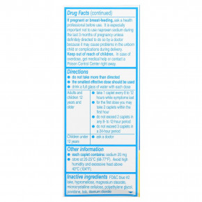 Aleve, Напроксен в таблетках, 220 мг, 24 капсулы в Москве - eco-herb.ru | фото