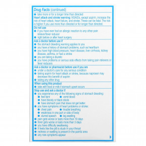 Aleve, Напроксен в таблетках, 220 мг, 24 капсулы в Москве - eco-herb.ru | фото