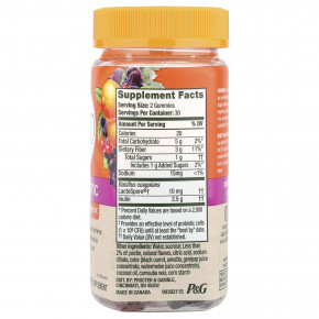 Align Probiotics, Dualbiotic, пребиотик и пробиотик, фрукты, 60 жевательных таблеток в Москве - eco-herb.ru | фото