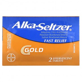 Alka-Seltzer, Gold, 36 шипучих таблеток в Москве - eco-herb.ru | фото