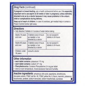 Alka-Seltzer, От похмелья, апельсиновая шипучка, 10 пакетиков, по 2 шипучие таблетки в Москве - eco-herb.ru | фото