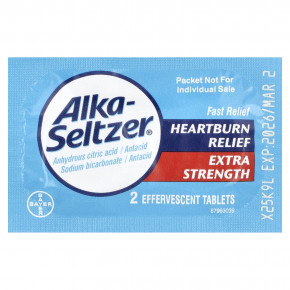 Alka-Seltzer, Средство от изжоги, с повышенной силой действия, 24 шипучие таблетки в Москве - eco-herb.ru | фото