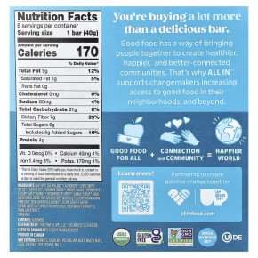 All In, батончики с орехами и семенами, мадагаскарская ваниль, мед и миндаль, 6 батончиков по 40 г (1,4 унции) в Москве - eco-herb.ru | изображение All In, батончики с орехами и семенами, мадагаскарская ваниль, мед и миндаль, 6 батончиков по 40 г (1,4 унции) в Москве - eco-herb.ru | фото