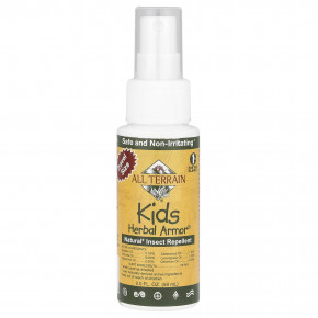 All Terrain, Kids Herbal Armor®, натуральный репелент от насекомых, 59 мл (2,0 жидк. унции) - описание | фото