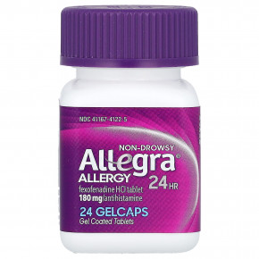 Allegra, Allergy 24H, 180 мг, 24 капсулы в Москве - eco-herb.ru | изображение Allegra, Allergy 24H, 180 мг, 24 капсулы в Москве - eco-herb.ru | фото