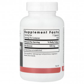 Allergy Research Group, быковая желчь, 500 мг, 100 вегетарианских капсул в Москве - eco-herb.ru | фото