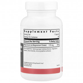 Allergy Research Group, цитрат магния, 90 вегетарианских капсул (170 мг в 1 капсуле) в Москве - eco-herb.ru | фото