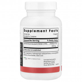 Allergy Research Group, Essential-Biotic®, сахаромицеты Буларди (Saccharomyces boulardii), 120 вегетарианских капсул (150 мг в 1 капсуле) в Москве - eco-herb.ru | фото