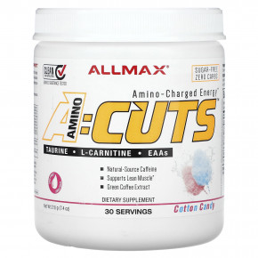 ALLMAX, ACUTS, аминокислотная энергия, со вкусом сладкой ваты, 210 г (7,4 унции) в Москве - eco-herb.ru | фото