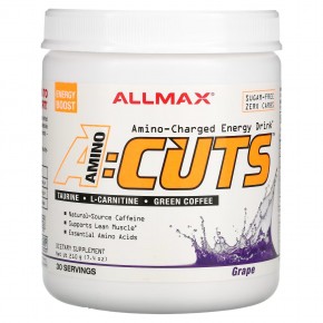 ALLMAX, ACUTS ™, Energy-Charged Energy, виноград, 210 г (7,4 унции) - описание