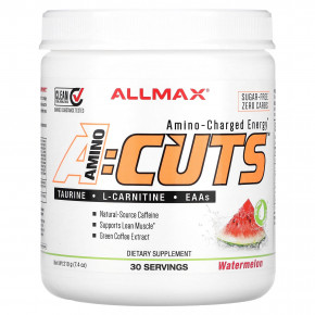 ALLMAX, ACUTS, Energy-Charged Energy, арбуз, 210 г (7,4 унции) - описание