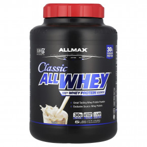 ALLMAX, AllWhey Classic, 100%-ный сывороточный белок, французская ваниль, 5 фунтов (2,27 кг) в Москве - eco-herb.ru | фото