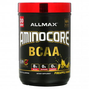 ALLMAX, AMINOCORE BCAA, Ананас и манго, 315 г (0,69 фунта) в Москве - eco-herb.ru | фото