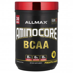 ALLMAX, AMINOCORE™ BCAA, ананас и манго, 345 г (0,76 фунта) - описание | фото