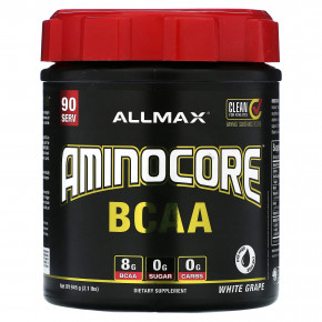 ALLMAX, AMINOCORE BCAA, белый виноград, 945 г (2,1 фунта) - описание | фото