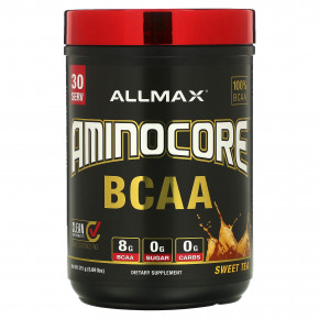 ALLMAX, AMINOCORE BCAA, сладкий чай, 315 г (0,69 фунта) в Москве - eco-herb.ru | фото