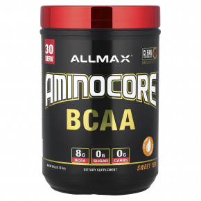 ALLMAX, AMINOCORE™ BCAA, со вкусом чая, 345 г (0,76 фунта) - описание | фото