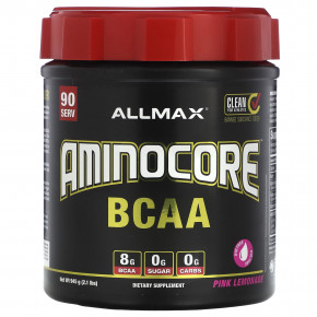 ALLMAX, AMINOCORE BCAA, со вкусом розового лимонада, 945 г (2,1 фунта) в Москве - eco-herb.ru | фото