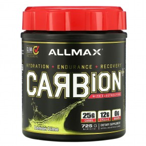 ALLMAX, CARBion + с электролитами, лимон и лайм, 725 г (30,7 унции) - описание