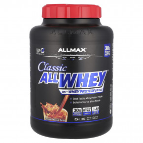 ALLMAX, Classic AllWhey, 100% сывороточный протеин, шоколад и арахисовое масло, 2,27 кг (5 фунтов) - описание