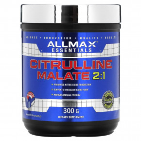 ALLMAX, Essentials, цитруллин малат 2: 1, 2 г, 300 г (10,58 унции) в Москве - eco-herb.ru | фото