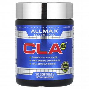 ALLMAX, Essentials, CLA95™, 30 капсул - описание | фото