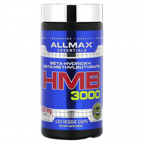 ALLMAX, Essentials, HMB 3000, 120 вегетарианских капсул - описание | фото