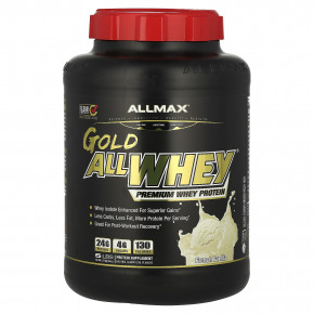 ALLMAX, Gold AllWhey, сывороточный протеин премиального качества, французская ваниль, 2,27 кг (5 фунтов) - описание