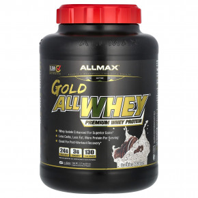 ALLMAX, Gold AllWhey, сывороточный протеин премиального качества, печенье и сливки, 2,27 кг (5 фунтов) в Москве - eco-herb.ru | фото