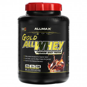 ALLMAX, Gold AllWhey, сывороточный протеин премиального качества, шоколад, 2,27 кг (5 фунтов) в Москве - eco-herb.ru | фото