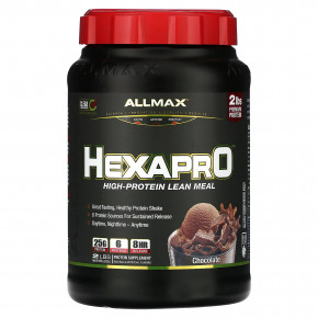 ALLMAX, Hexapro, постная еда с высоким содержанием белка, шоколад, 907 г (2 фунта) - описание