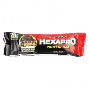 ALLMAX, Hexapro Protein Bar, протеиновый батончик, печенье с шоколадной крошкой, 12 батончиков по 54 г (1,9 унции) в Москве - eco-herb.ru | фото