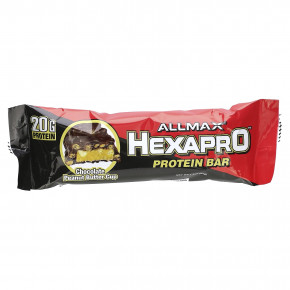 ALLMAX, Hexapro Protein Bar, протеиновый батончик, шоколад и арахисовая паста, 54 г (1,9 унции) в Москве - eco-herb.ru | фото