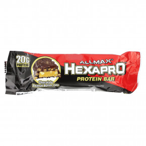 ALLMAX, Hexapro протеиновый батончик, со вкусом шоколада и арахисовой пасты, 12 шт. по 54 г (1,9 унции) в Москве - eco-herb.ru | фото