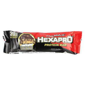 ALLMAX, Hexapro™, протеиновый батончик, тесто для печенья с шоколадной крошкой, 12 батончиков по 54 г (1,9 унции) в Москве - eco-herb.ru | фото