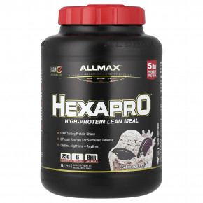 ALLMAX, Hexapro™, высокобелковая смесь для низкокалорийного питания, печенье и сливки, 2,27 кг (5 фунтов) в Москве - eco-herb.ru | изображение ALLMAX, Hexapro™, высокобелковая смесь для низкокалорийного питания, печенье и сливки, 2,27 кг (5 фунтов) в Москве - eco-herb.ru | фото